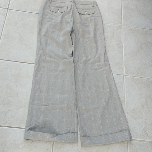 BNWOT size 6 tan wide leg khaki pants, trouser - Picture 5 of 5
